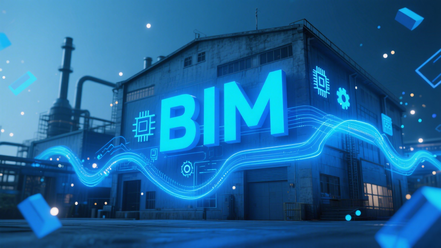 传统工厂等死？BIM 让你的车间秒变科幻基地！