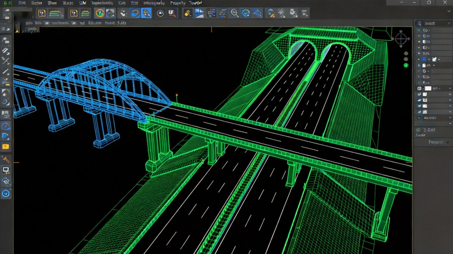 高速公路BIM建模全流程详解：从路线设计到数字化交付