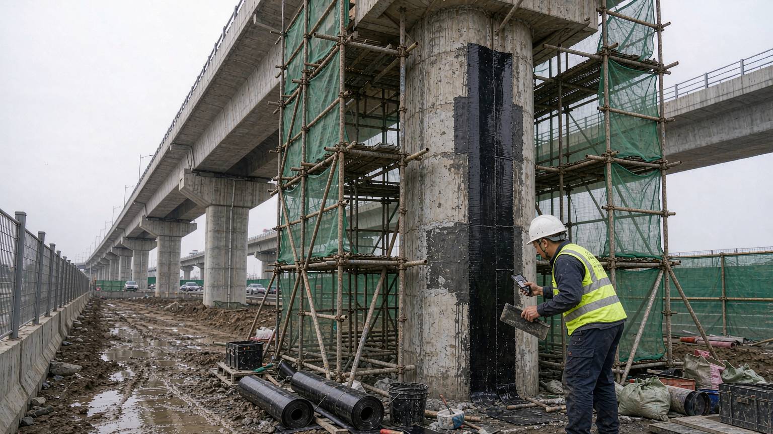 公路桥梁加固 BIM：碳纤维、粘钢与增大截面的模型表达与方案